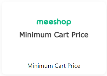 Meeshop minimum vogn pris minimum vogn pris er skrevet på en hvid baggrund.