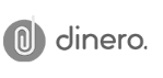 Et sort/hvidt logo til dinero.