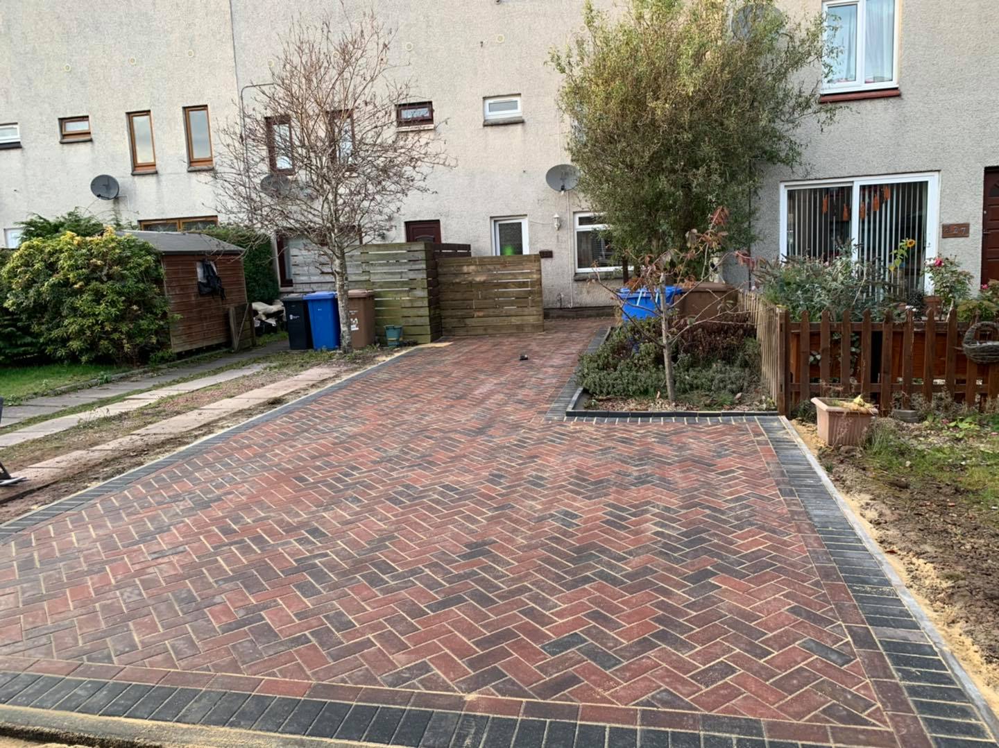 Quality mono block driveway Clydebank