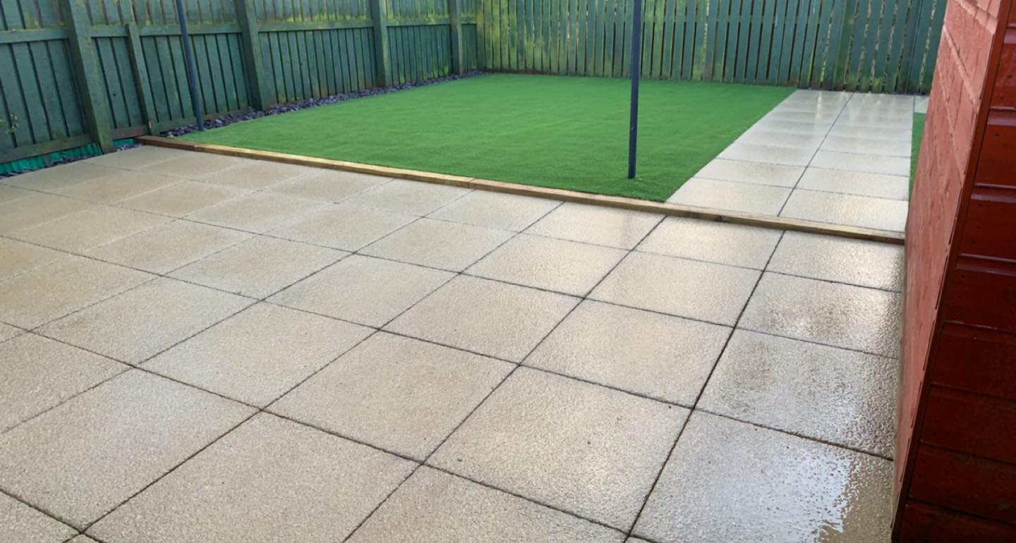 New Stone Patios Lanarkshire by Advanced Driveways Ltd