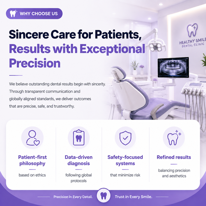 Patient-first philosophy, data-driven diagnosis, safety-focused systems and refined results