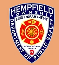 Hempfield Township Fire Department and Department of Public Safety emblem on tan background