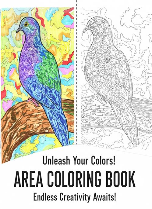 Unleash Your Colors! Area Coloring Book Endless Creativity Awaits!