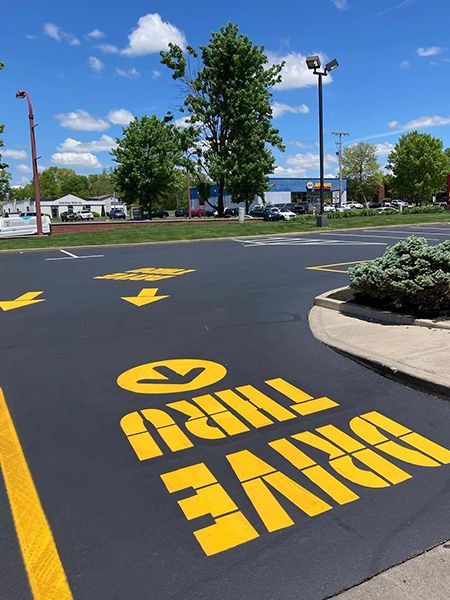 pavement striping example