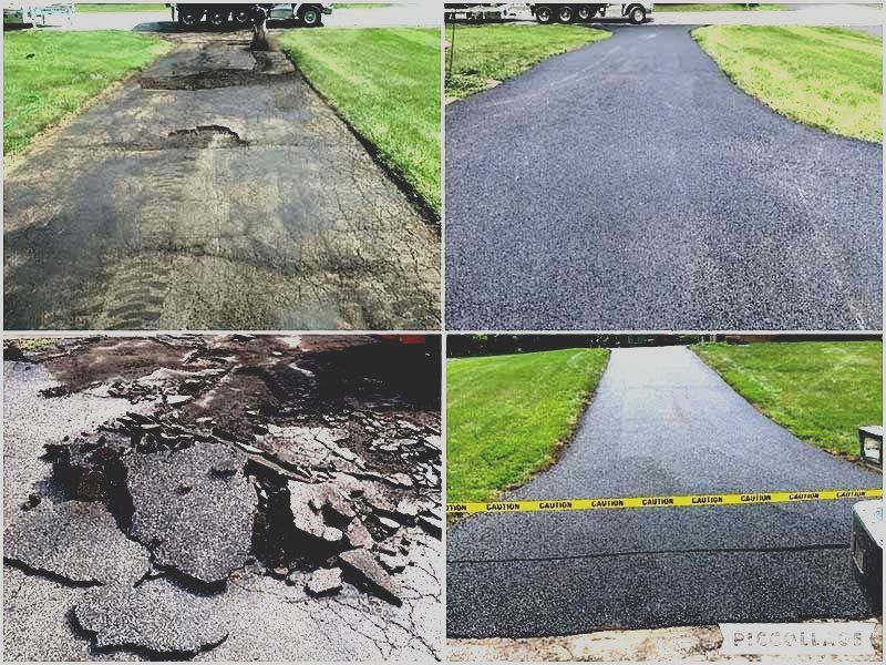 parking lot paving & striping example