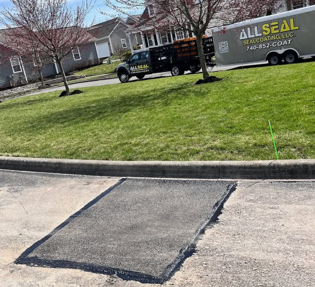 asphalt repair example