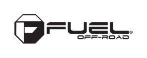 Fuel Off-Road logo in black and gray with stylized hexagon emblem and text
