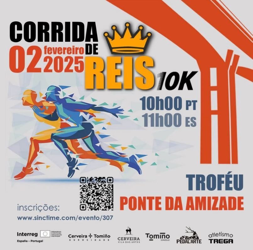 I Corrida de Reis Cerveira-Tomiño reagendada para 2 de fevereiro