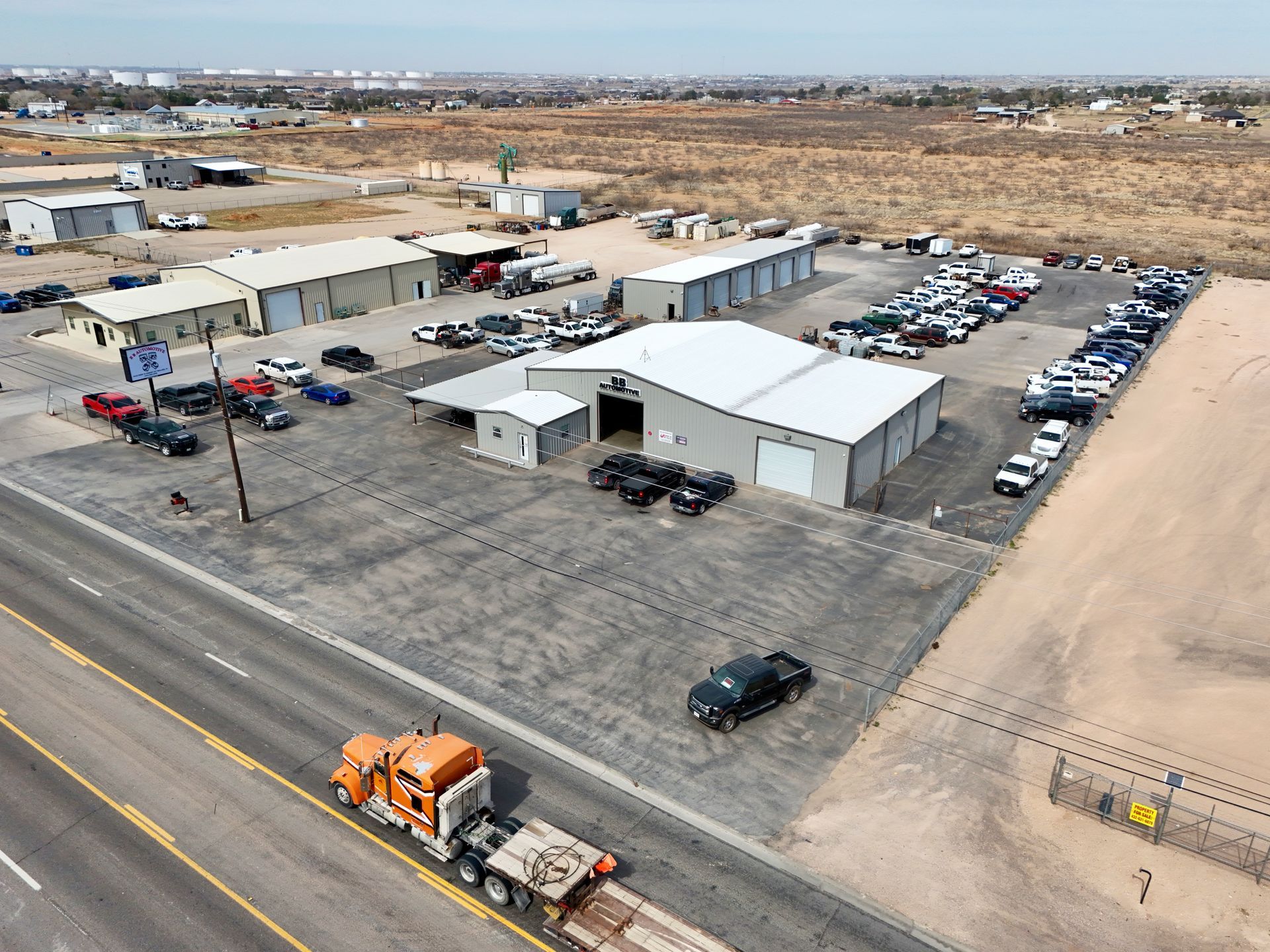 BB Automotive Aerial View