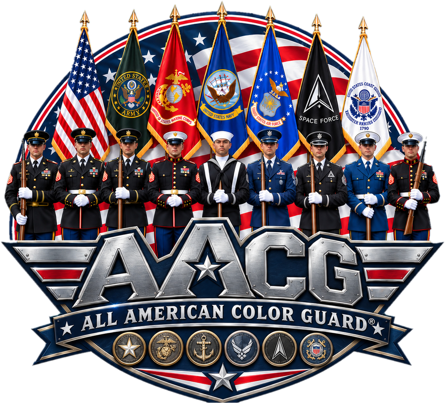 All American Color Guard badge