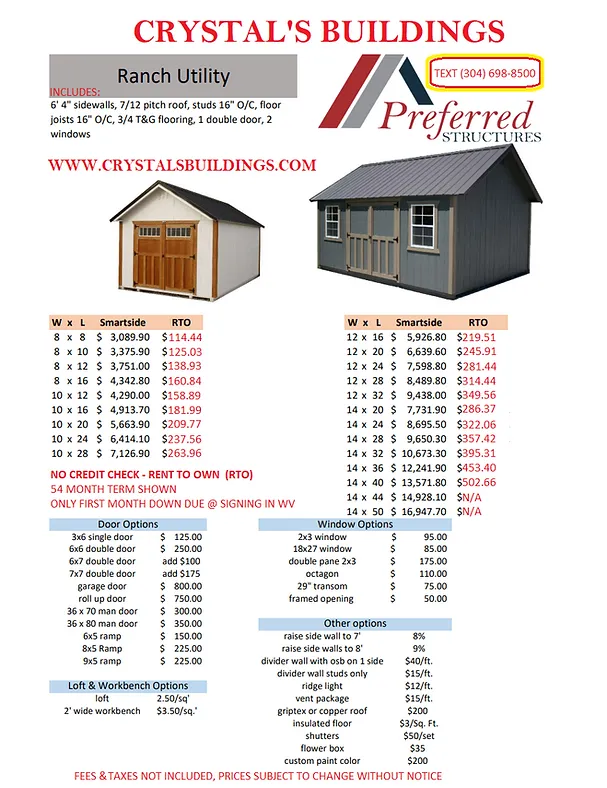 Financing RTO Crystals Buildings