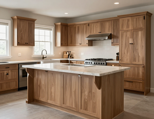 Finished kitchen island