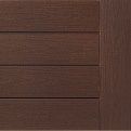 Close-up of brown wooden planks with horizontal seams and grain texture