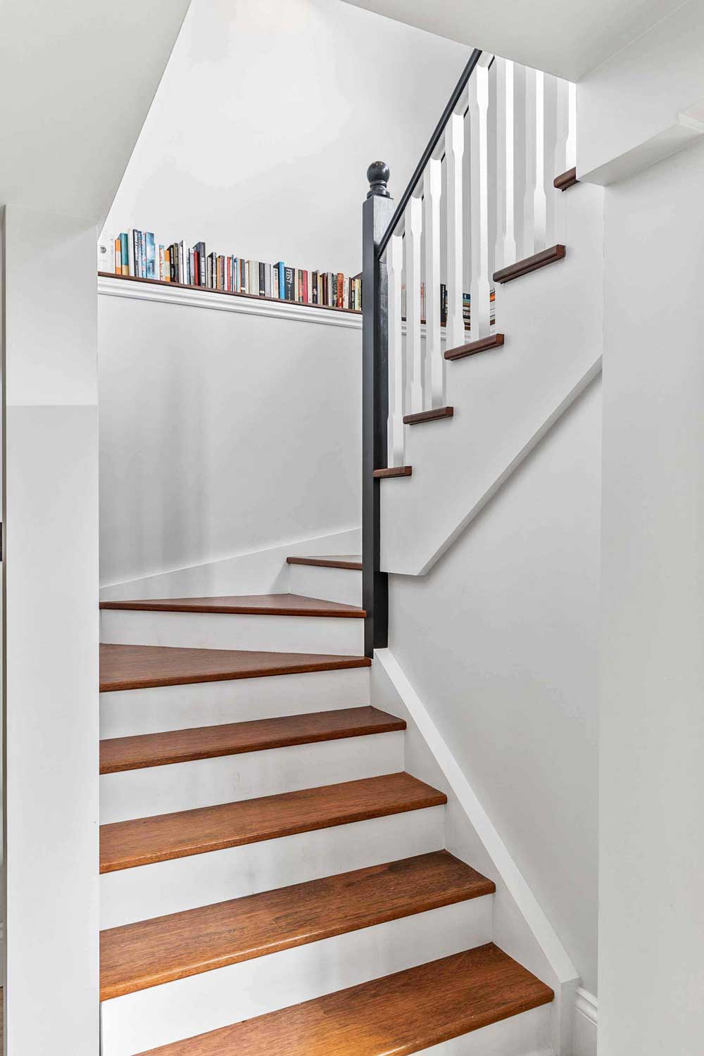 White stairs