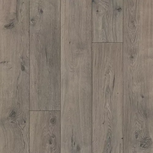 Gray-brown wood plank floor texture with visible grain and knots