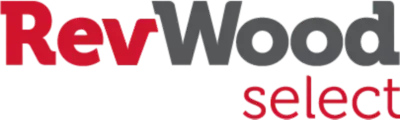 RevWood Select logo in red, gray, and black text on a white background