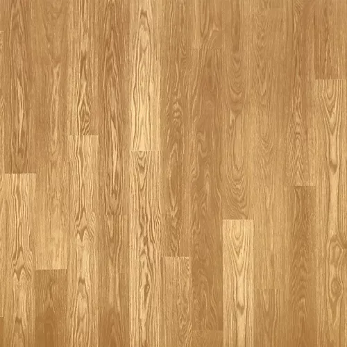 Light brown wood plank flooring with a natural grain pattern