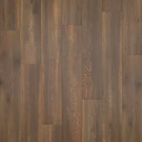 Brown wooden floor planks with a natural grain pattern