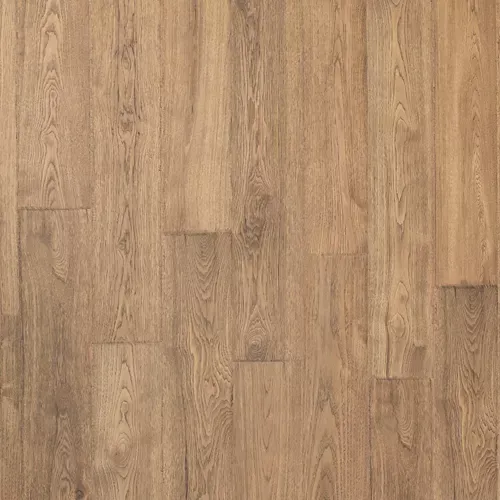 Light brown wood floor with natural grain and plank pattern
