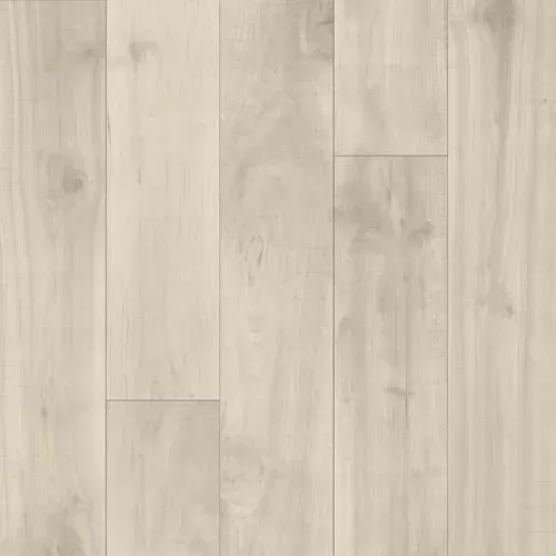 Light beige wood plank flooring with subtle grain patterns