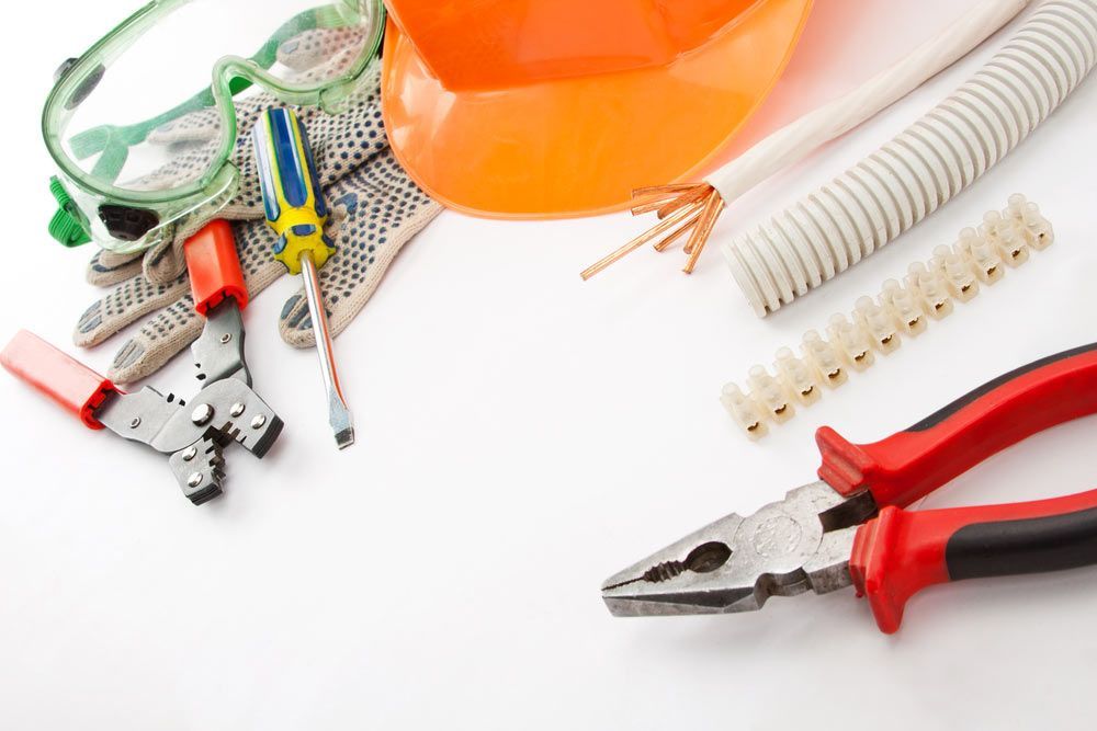 Tools, Hardhat, Pliers, Cables, Cutters And Etc. — Delivering Quality Building Supplies in Barraba, NSW