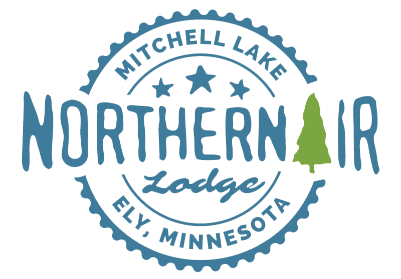 The logo for northern air lodge in ely , minnesota