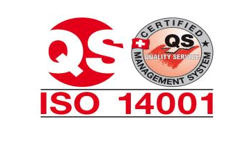 Logo QS e stemma di certificazione ISO 14001