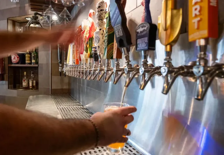 Crimson tap house beer