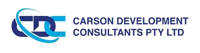 Logo of Carson Development Consultants PTY LTD, featuring stylized 