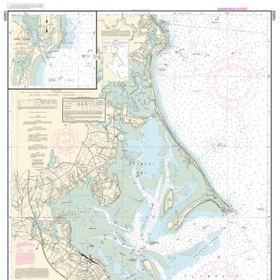 A map of a large body of water with a lot of boats on it.