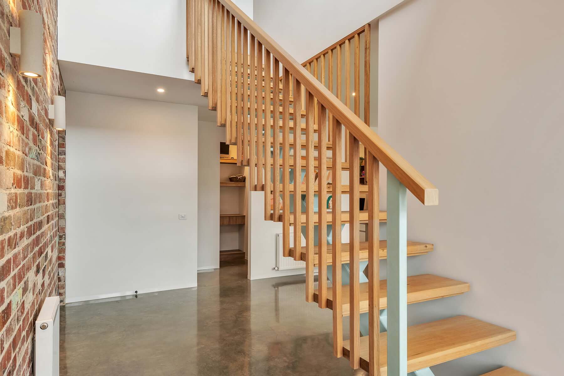 Stair Case in New Home built by Ryan Brothers Building Ocean Grove