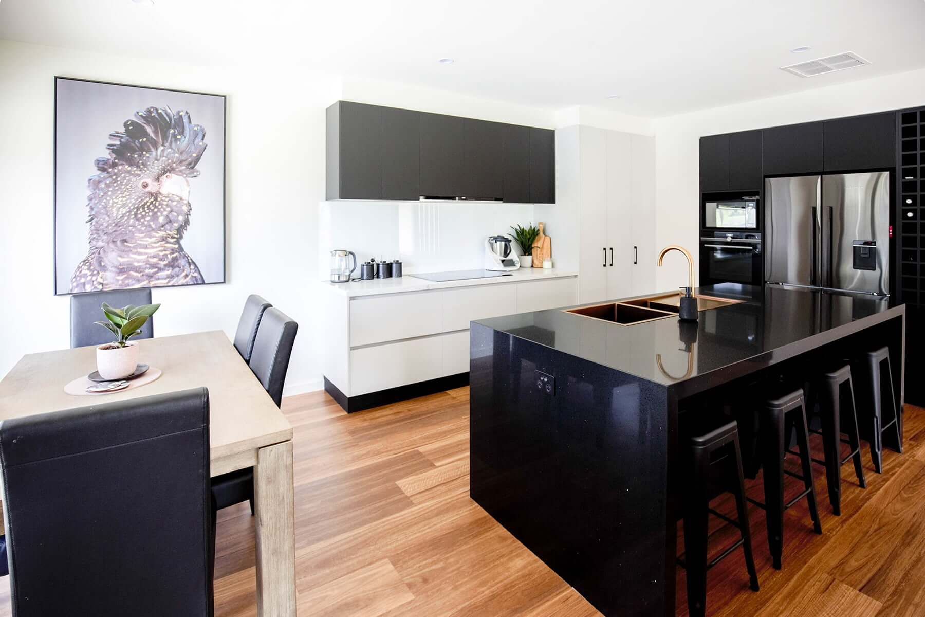 Kitchen in New Home built by Ryan Brothers Building Ballarat