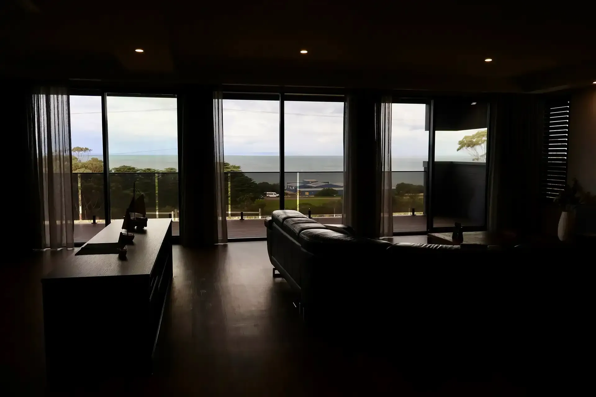 Living Room in a new home built in St Leonards by master builder, Ryan Brothers Building