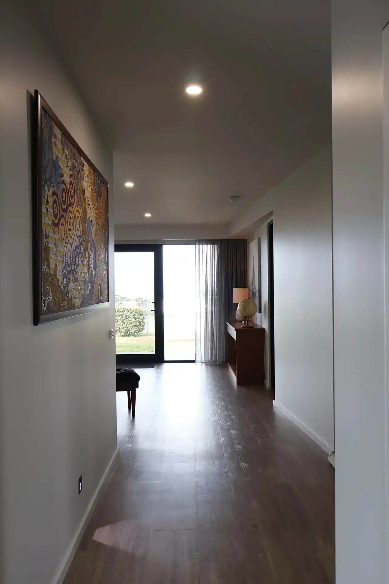 Hall in a new home built in St Leonards by master builder, Ryan Brothers Building