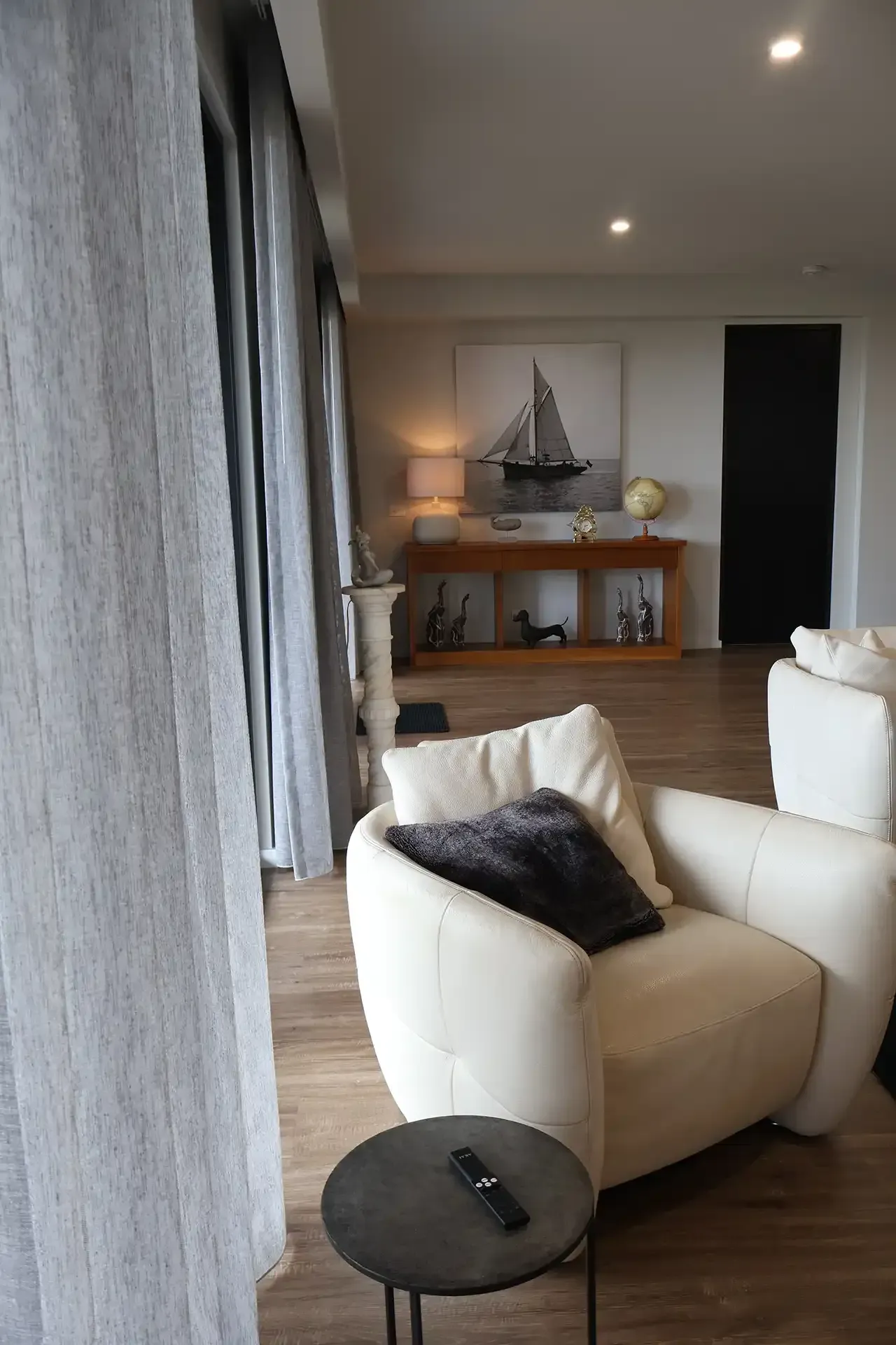 Living Room in a new home built in St Leonards by master builder, Ryan Brothers Building