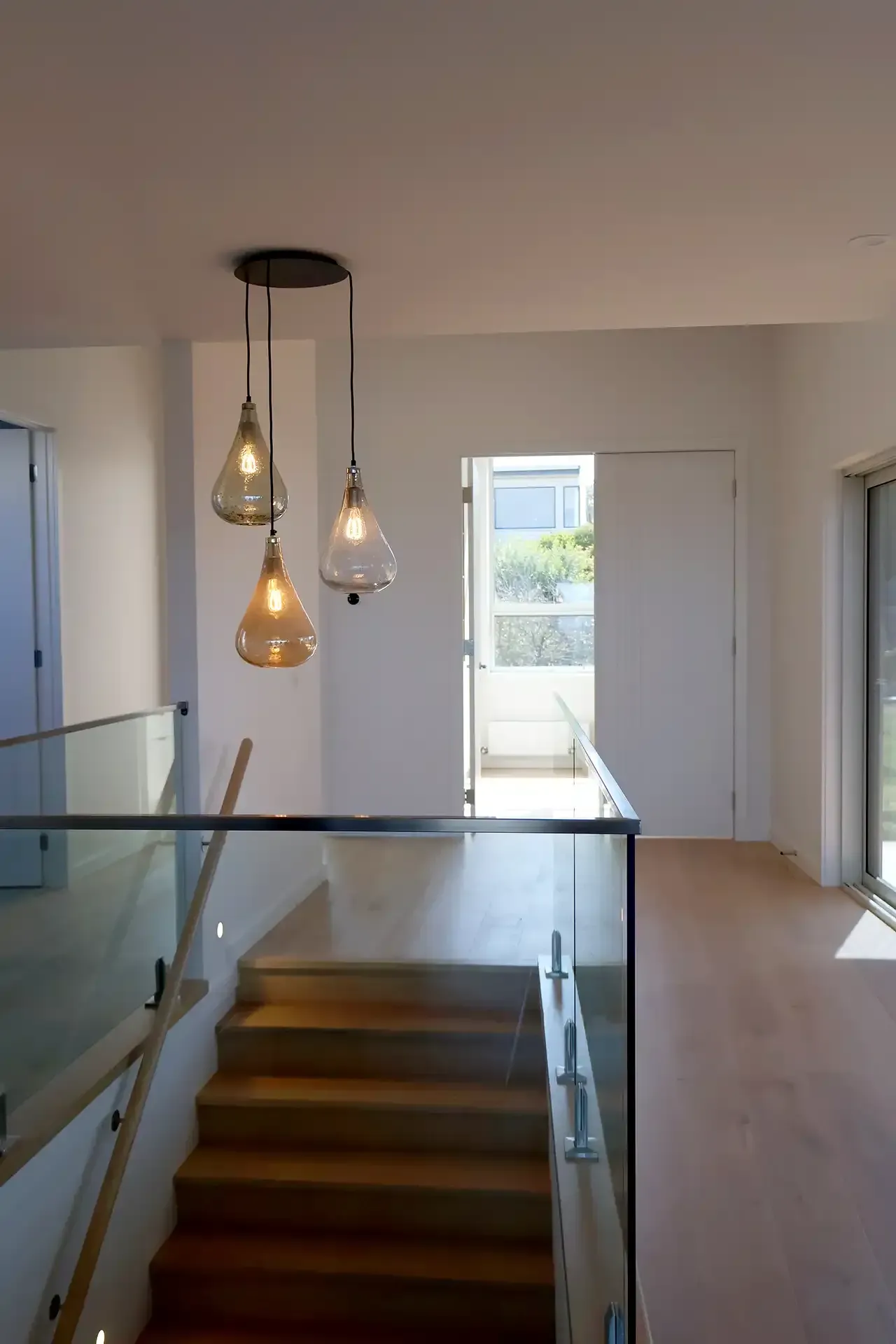 Landing in a new home built in Anglesea by master builder, Ryan Brothers Building