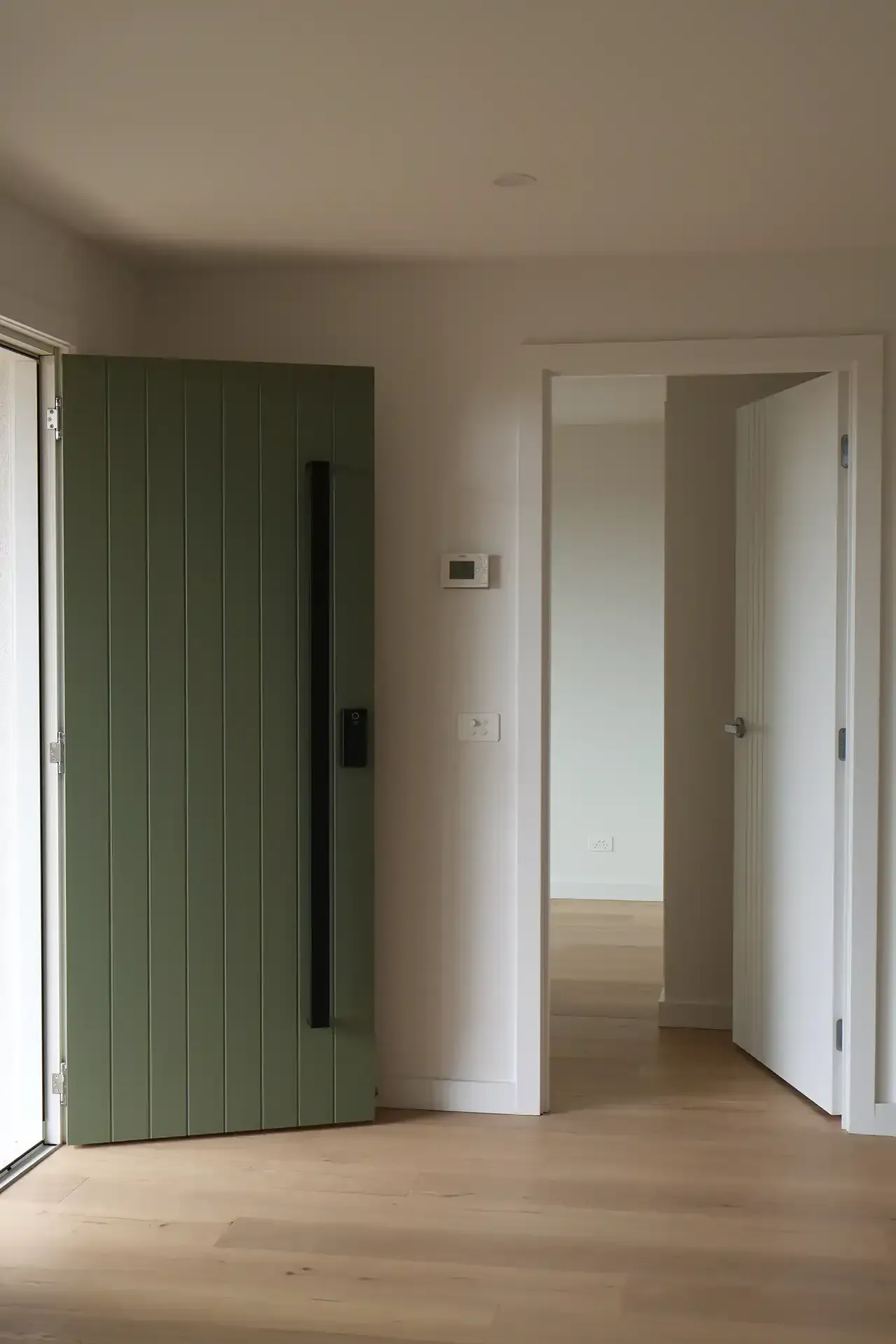 Entry in a new home built in Anglesea by master builder, Ryan Brothers Building