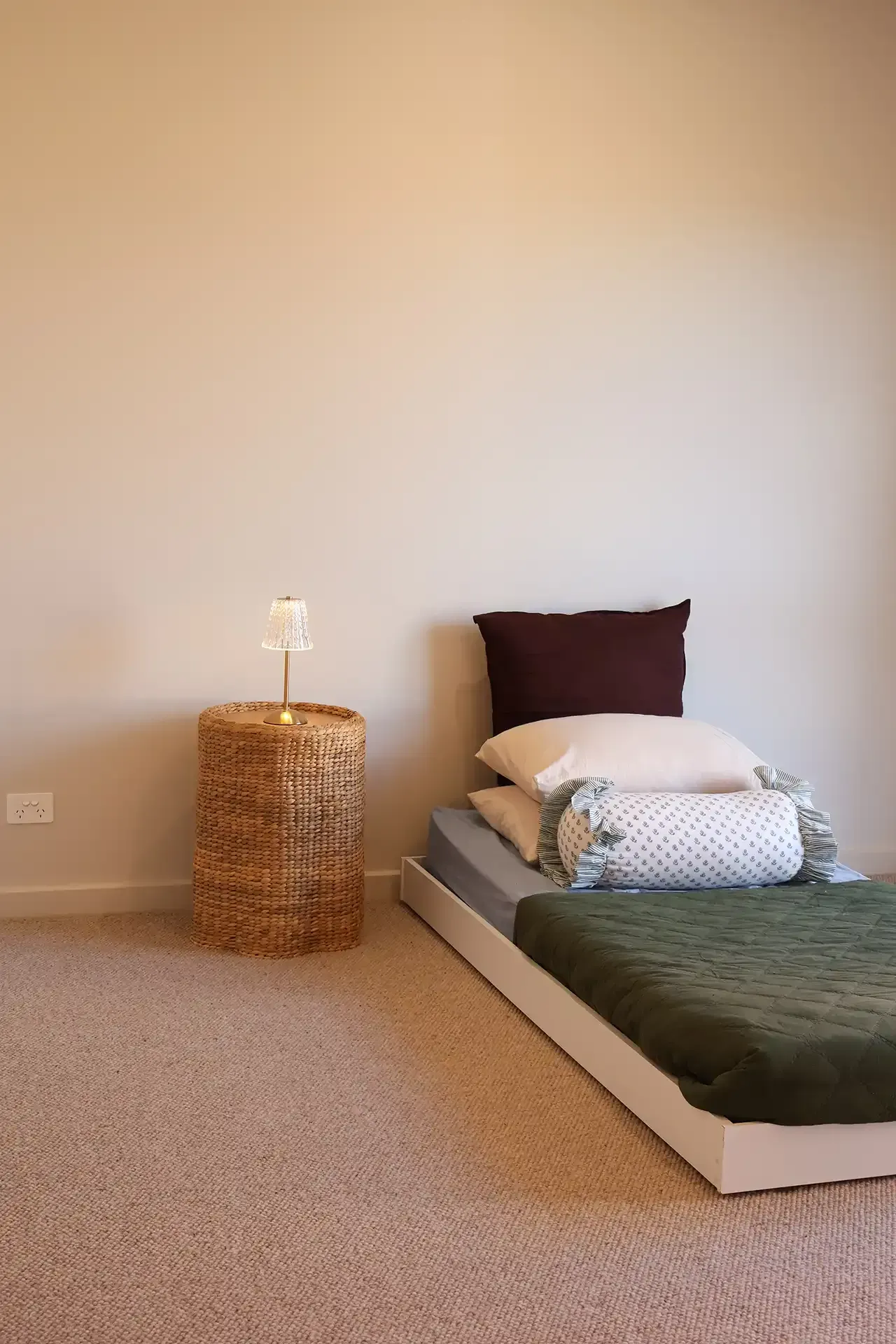 Bedroom in new home built in Warrnambool by master builder, Ryan Brothers Building