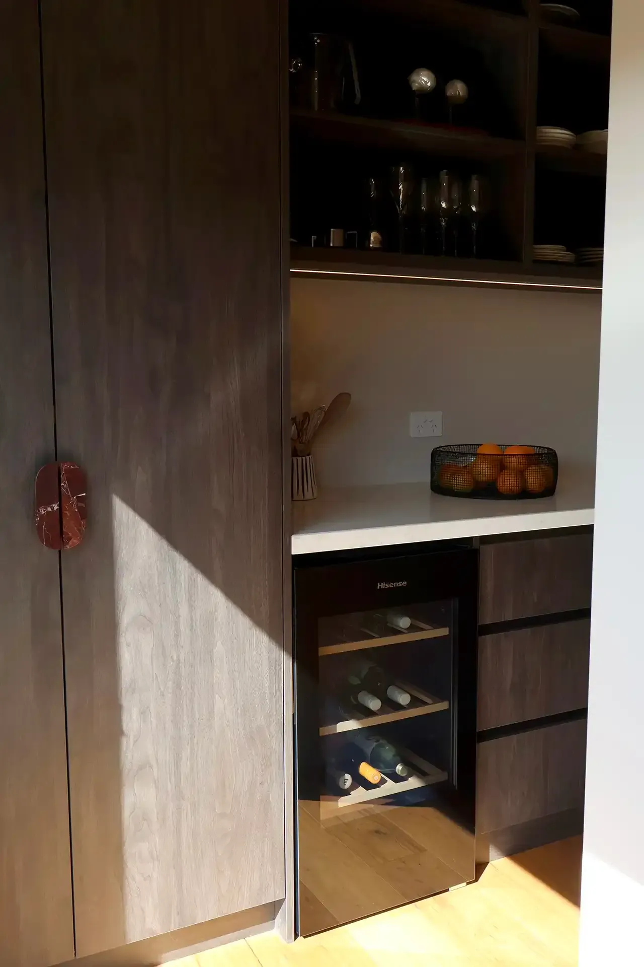 Butler's Pantry in new home built in Warrnambool by master builder, Ryan Brothers Building