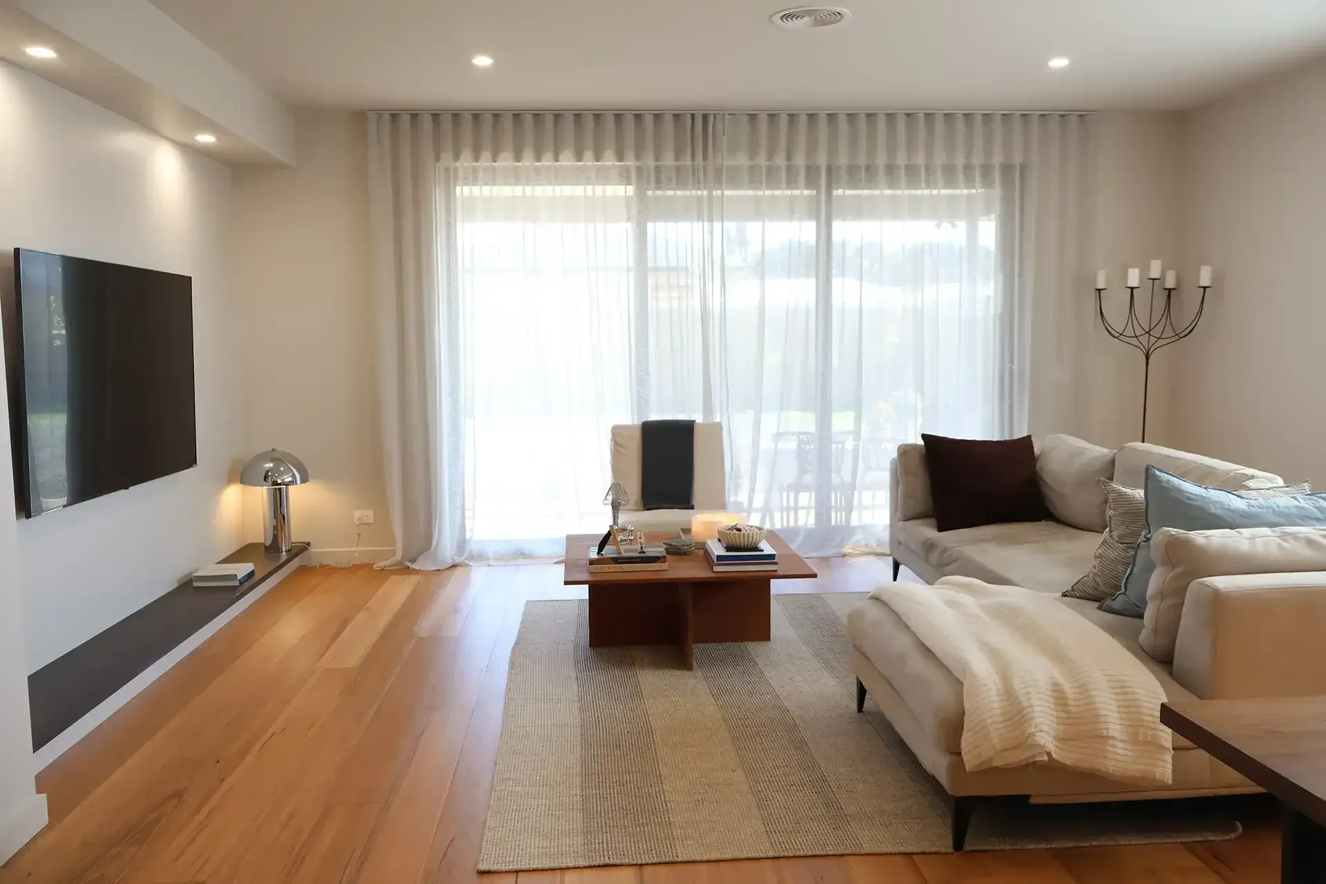 Living Room in new home built in Warrnambool by master builder, Ryan Brothers Building