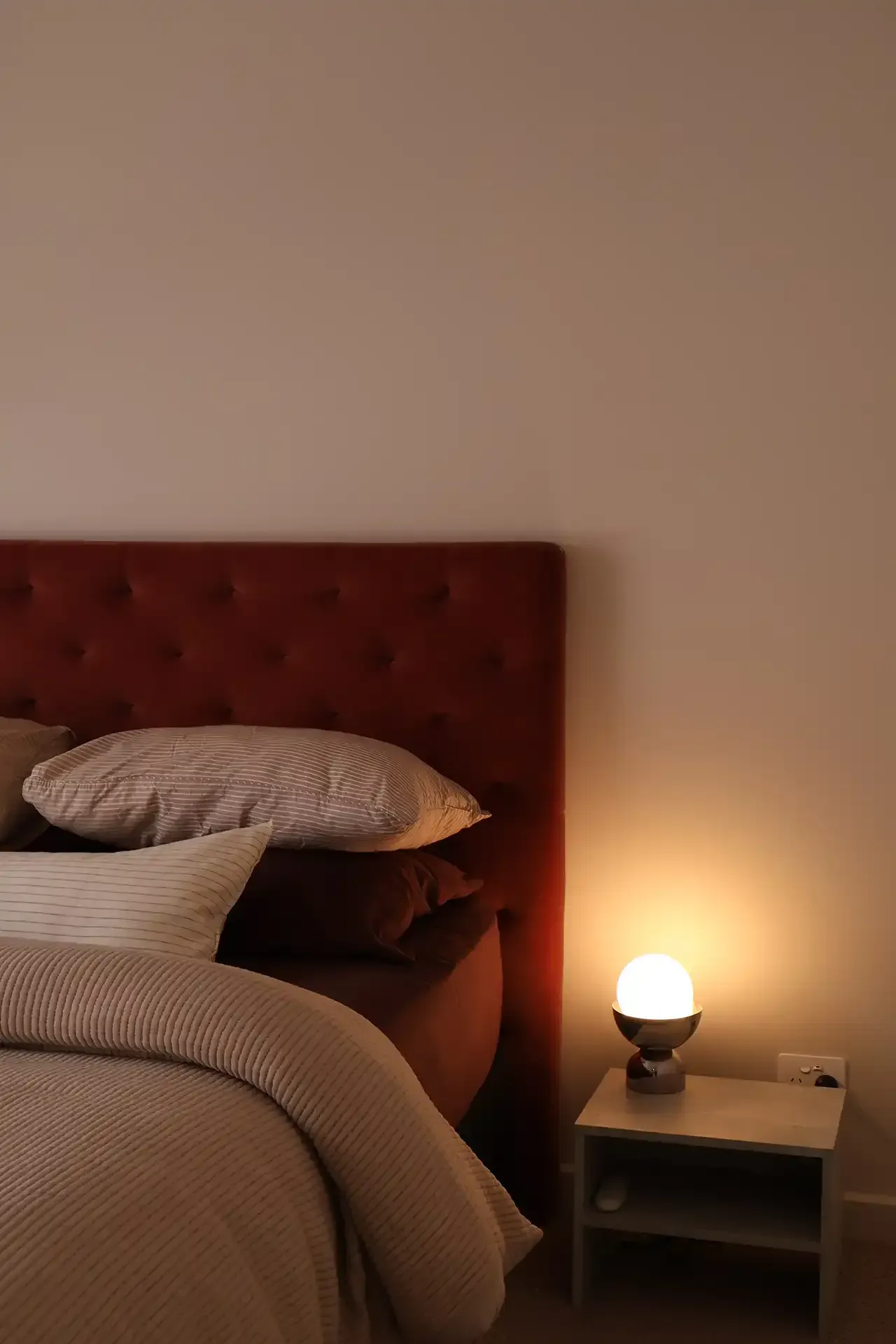 Bedroom in new home built in Warrnambool by master builder, Ryan Brothers Building