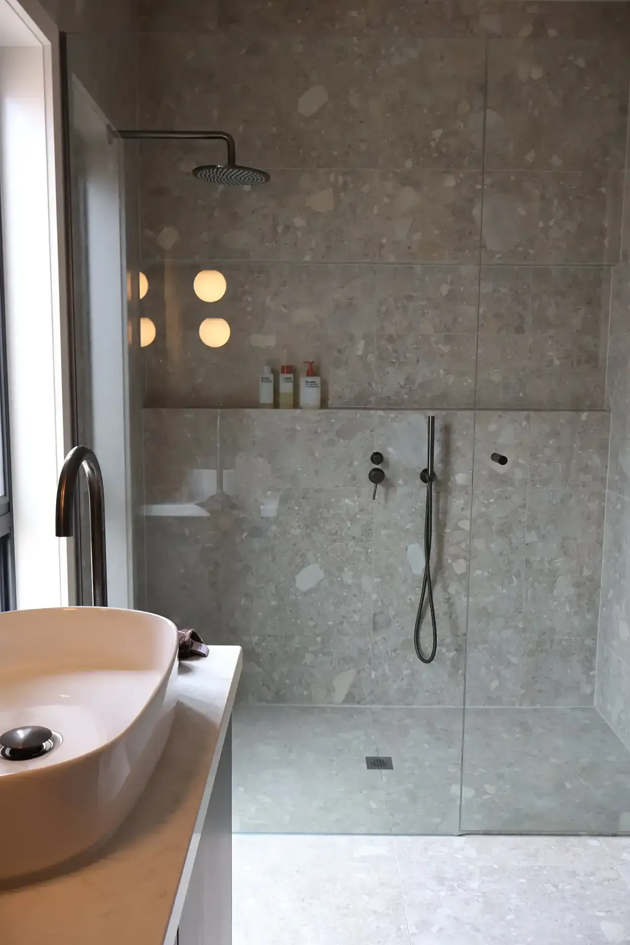 Bathroom in new home built in Warrnambool by master builder, Ryan Brothers Building