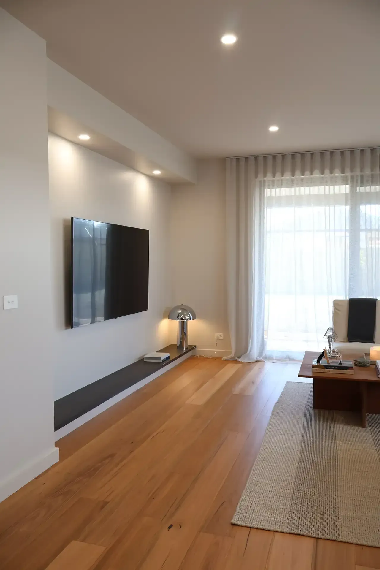 Living Room in new home built in Warrnambool by master builder, Ryan Brothers Building