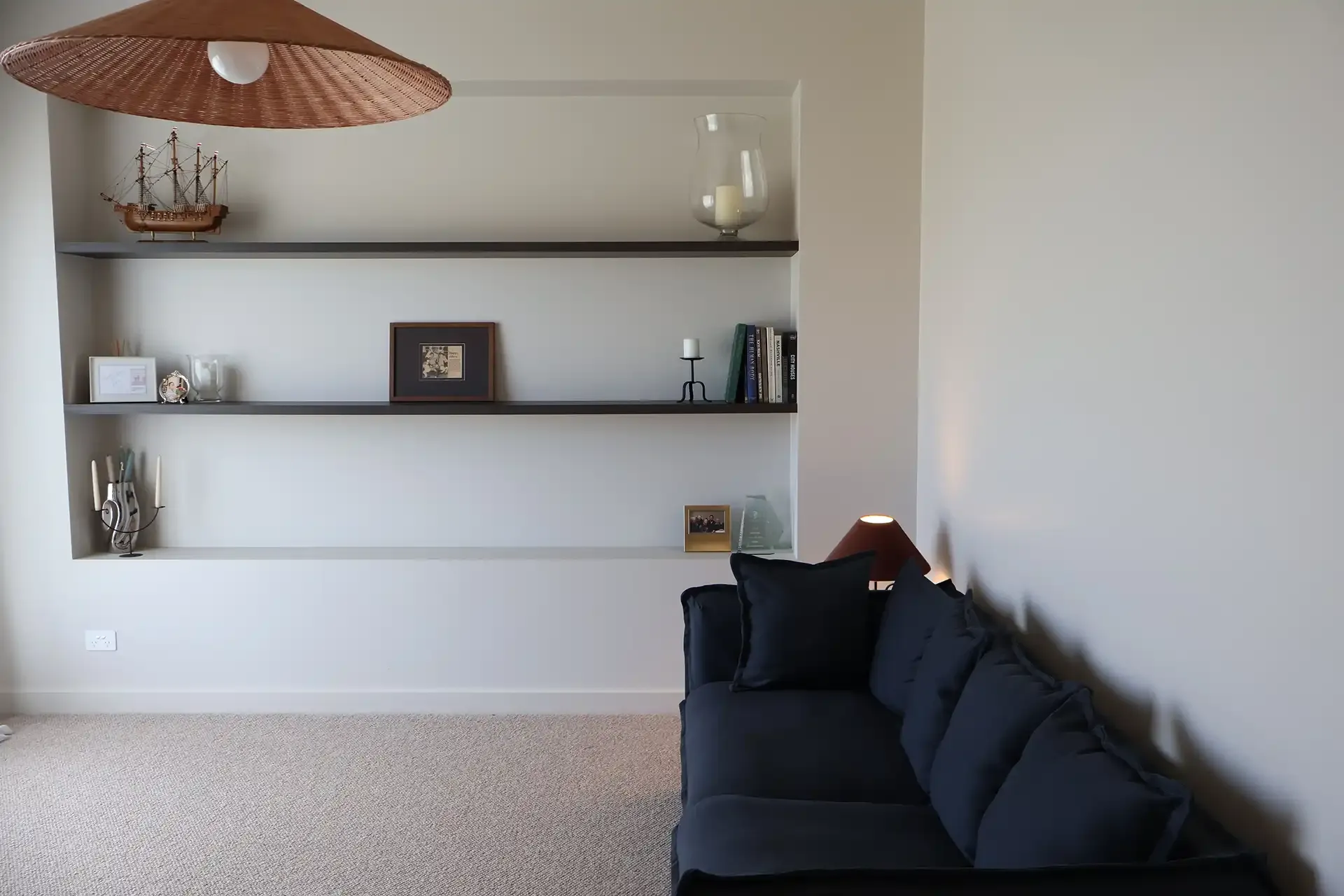 Bedroom in new home built in Warrnambool by master builder, Ryan Brothers Building
