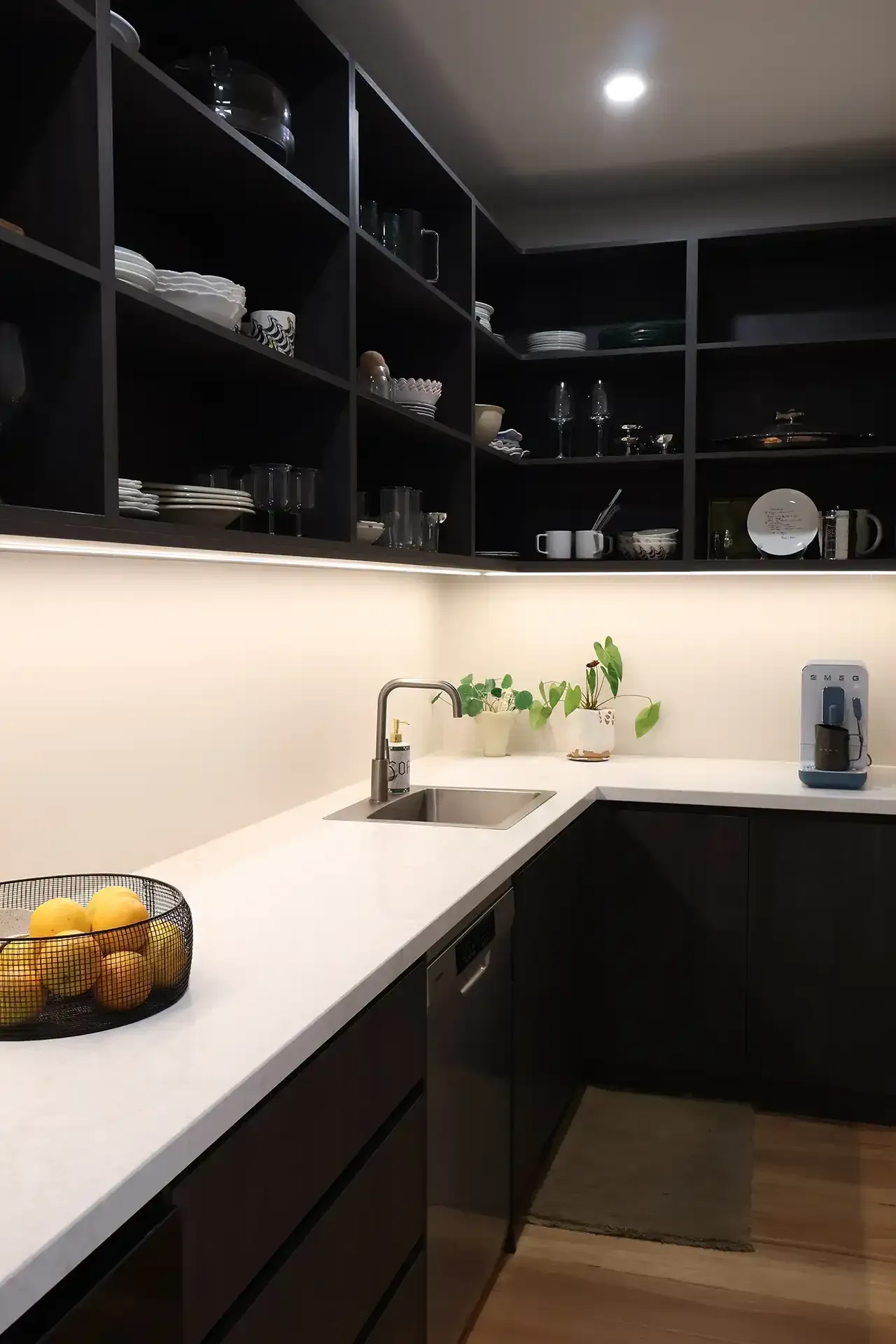 Butler's Pantry in new home built in Warrnambool by master builder, Ryan Brothers Building