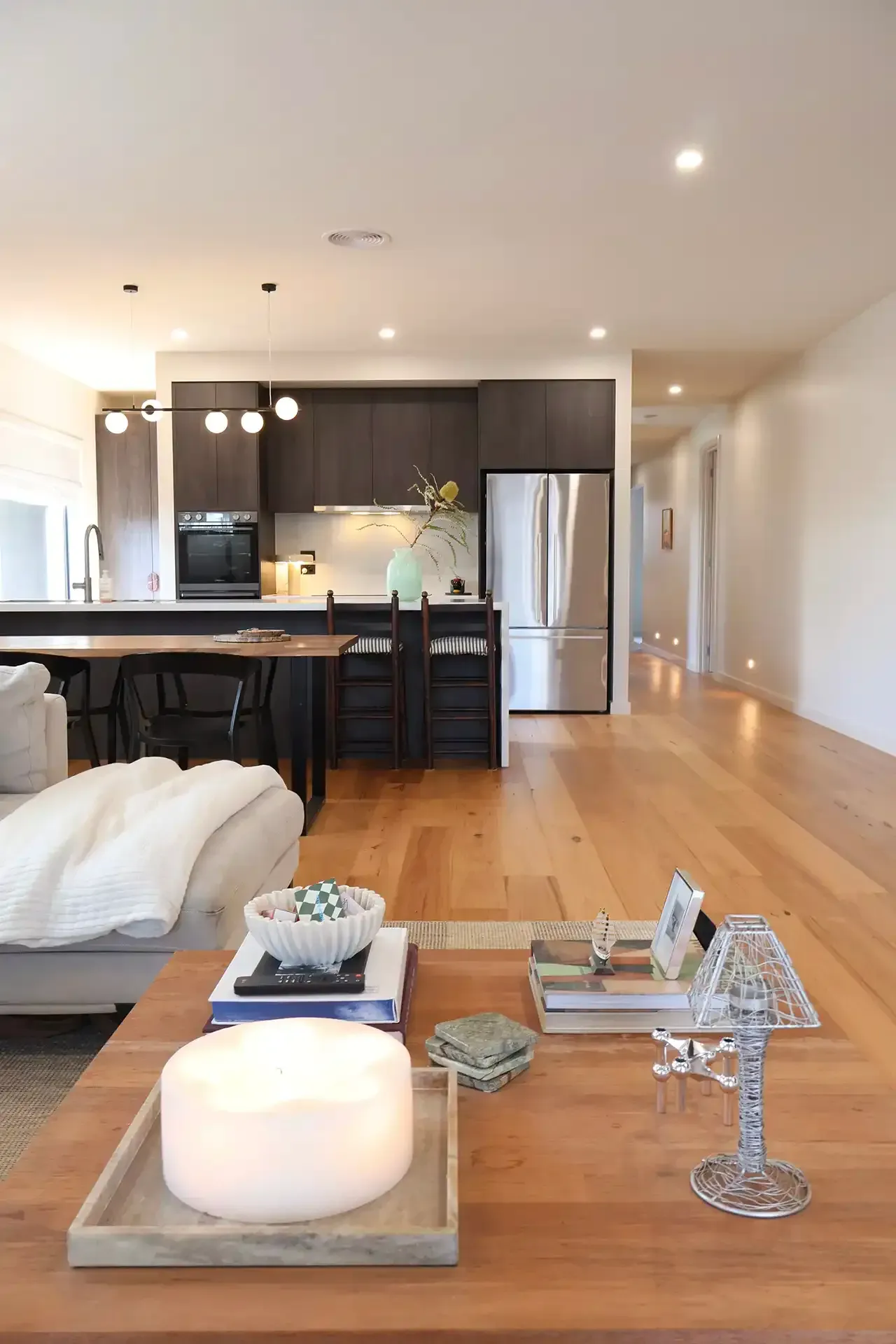 Living Room in new home built in Warrnambool by master builder, Ryan Brothers Building