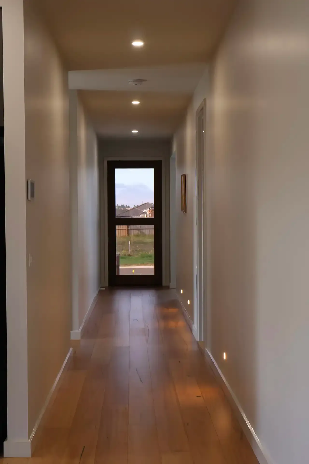 Hall in new home built in Warrnambool by master builder, Ryan Brothers Building
