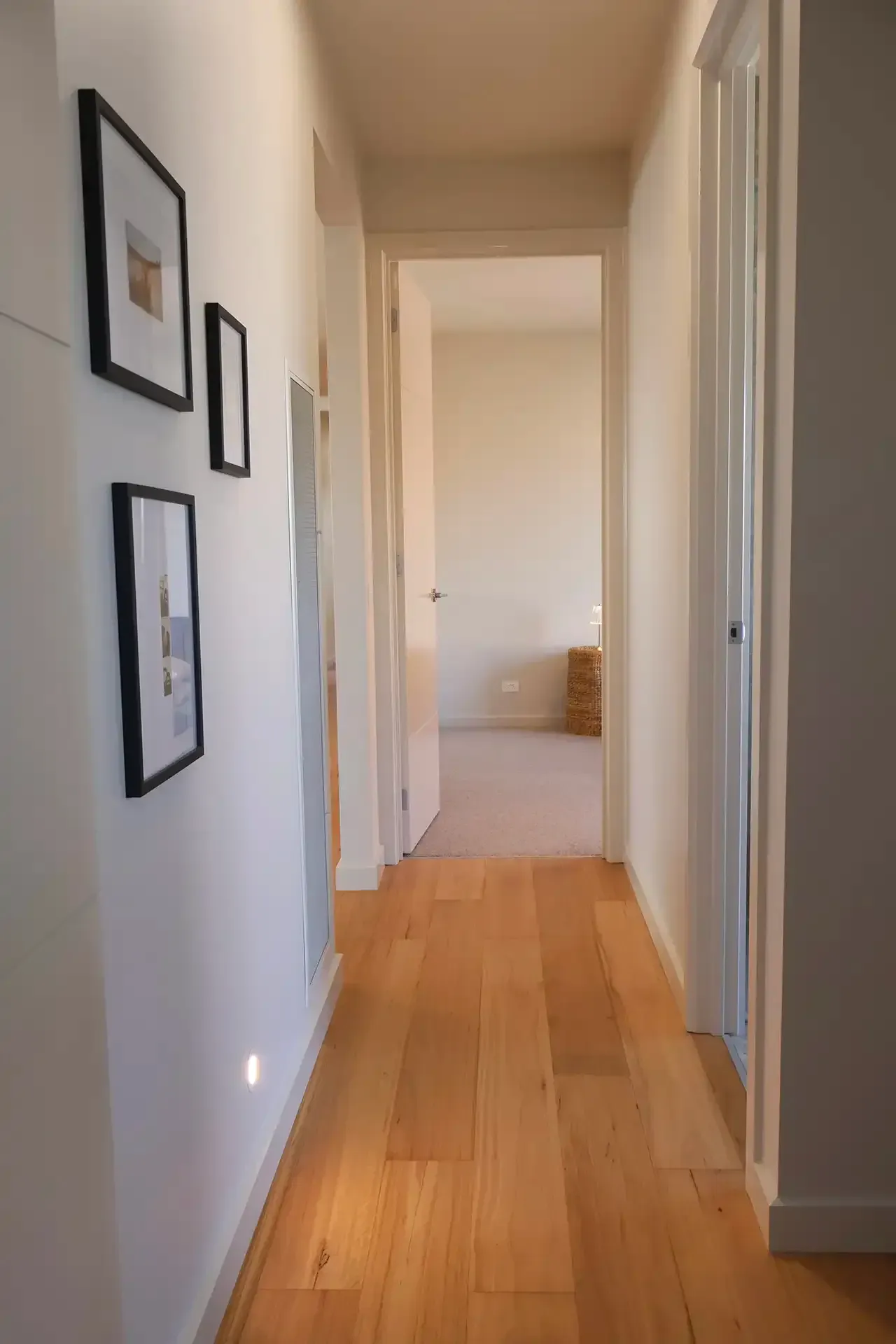 Hall in new home built in Warrnambool by master builder, Ryan Brothers Building