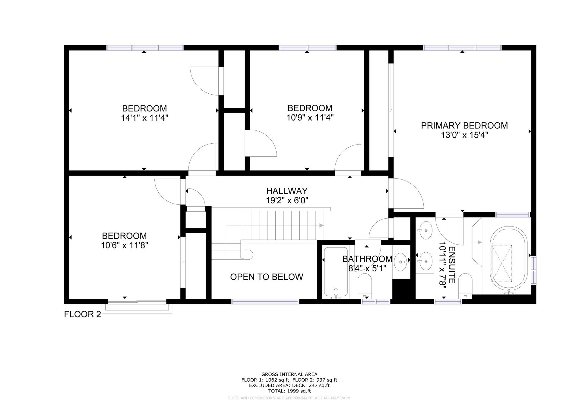 A black and white floor plan of a house.