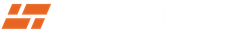 there are two orange lines on a white background .